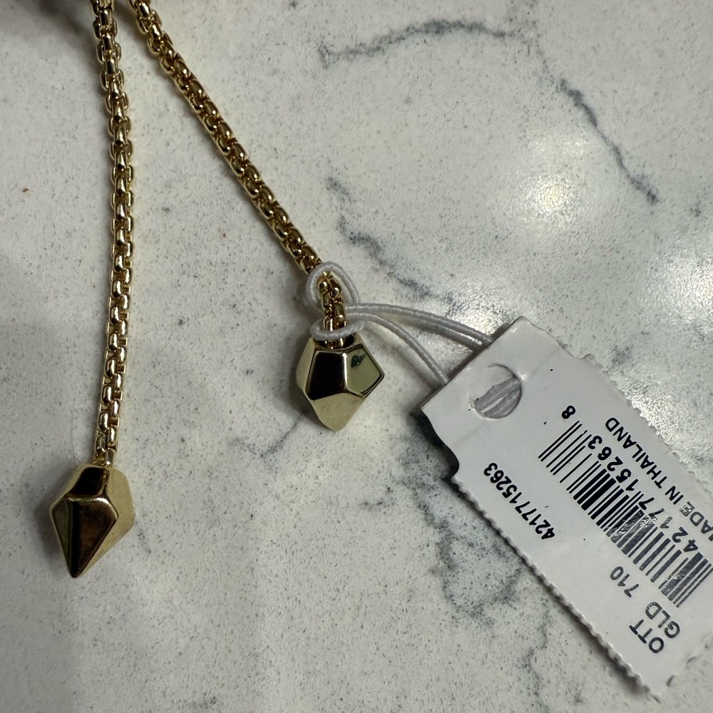 NWT Kendra Scott OTT beautiful Gold adjustable chain bracelet⭐️ Host Pick ⭐️ - Picture 5 of 9